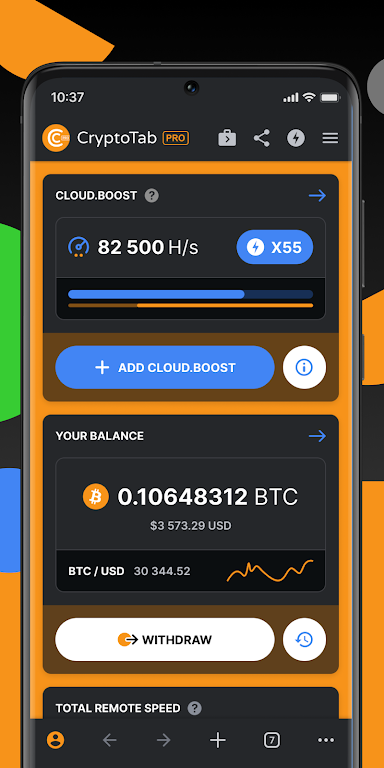 CryptoTab Browser Pro Mod ဖန်သားပြင်ဓာတ်ပုံ 1