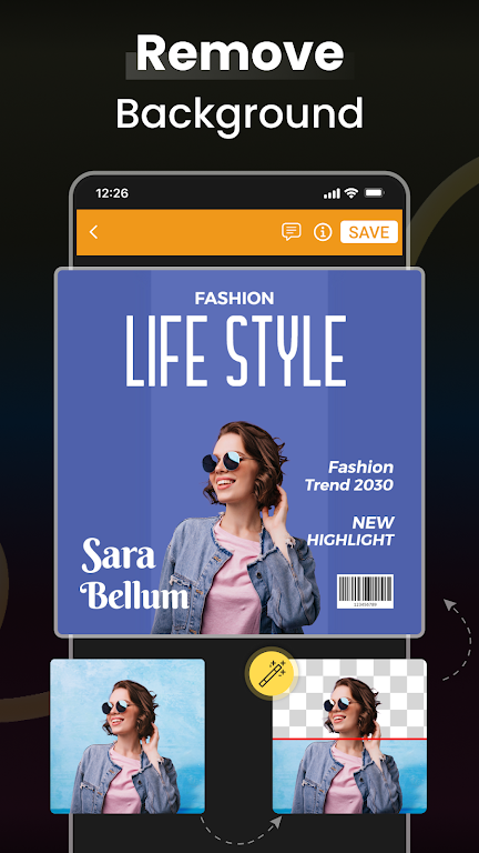 Schermata Social Media Post Maker Mod 2