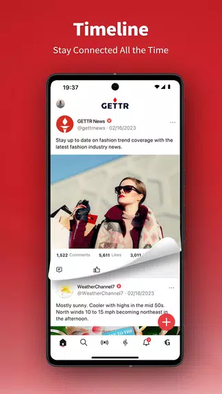 GETTR Captura de pantalla 3