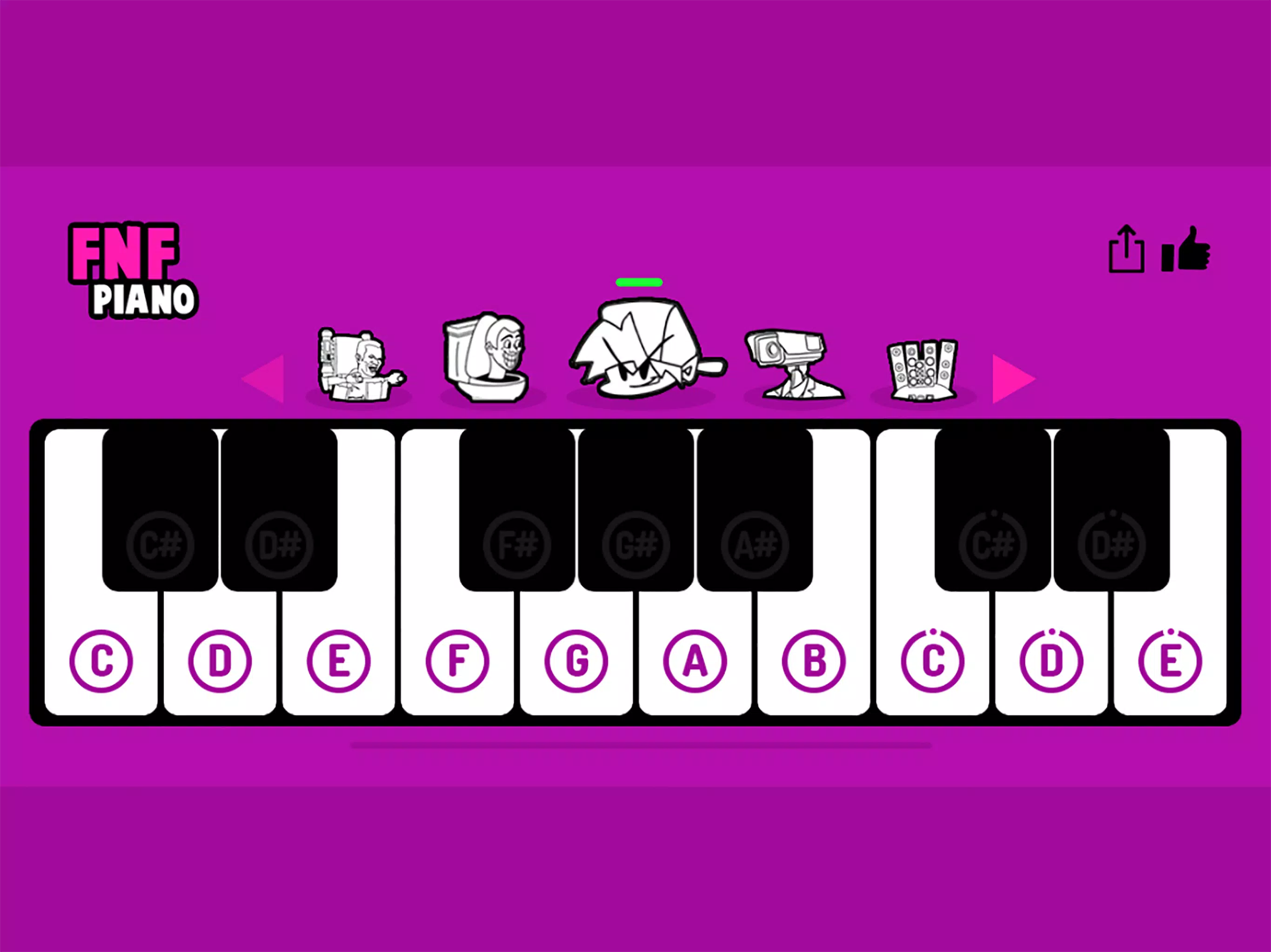 FNF Piano Screenshot 2