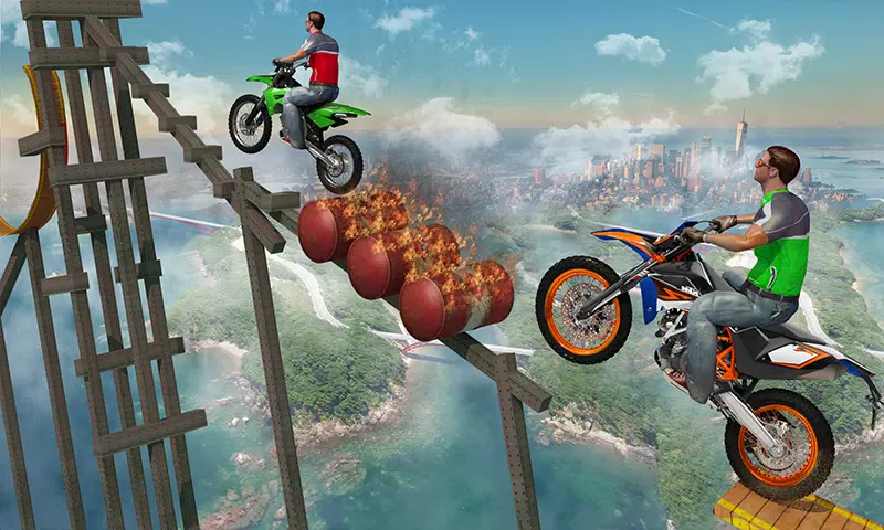 Bike Tricks Trail Stunt Master Captura de tela 1