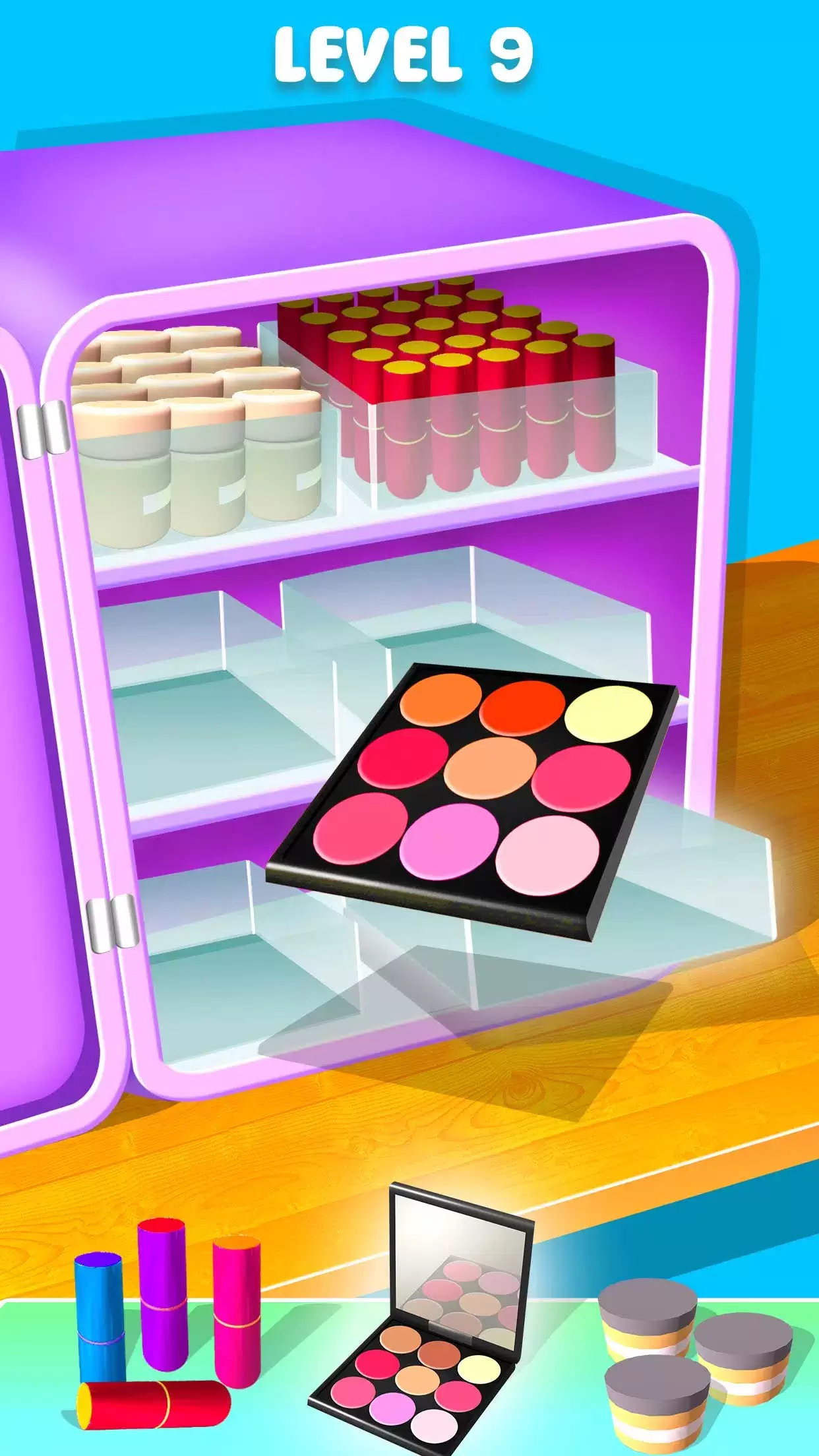 Fill the Makeup Organizer Game Captura de tela 3