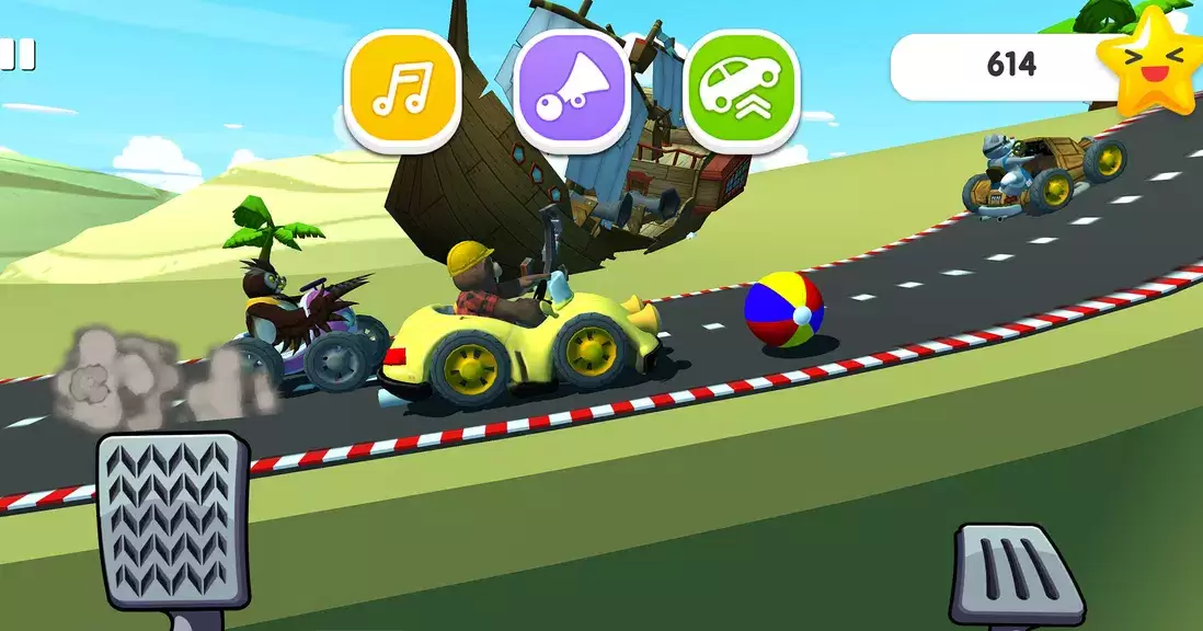 Fun Kids Cars Racing Game 2 Captura de pantalla 1