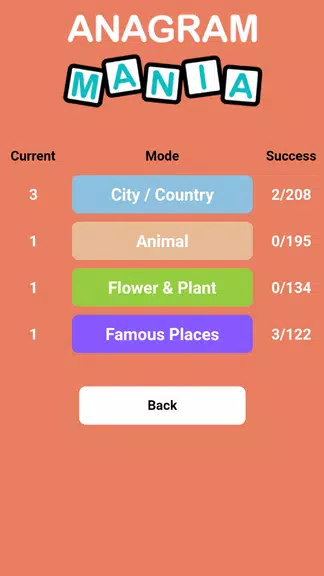Anagram Mania ภาพหน้าจอ 1