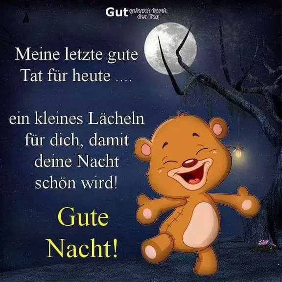 Schermata guten morgen und gute nacht 1