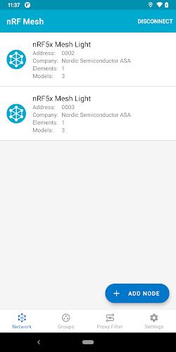 nRF Mesh ဖန်သားပြင်ဓာတ်ပုံ 0