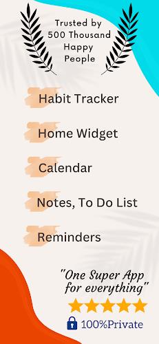 Habit Tracker Planner HabitYou Captura de tela 0