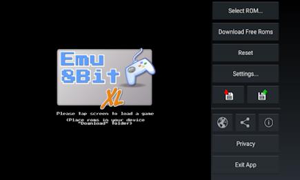 Emu8Bit XL (NES Emulator) Zrzut ekranu 3