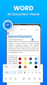 Docx Reader - PDF, XLSX, PPTX Captura de pantalla 0