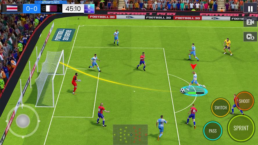 Football 3D Star Capture d'écran 0