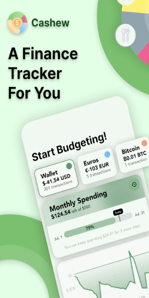 Cashew—Expense Budget Tracker Скриншот 1