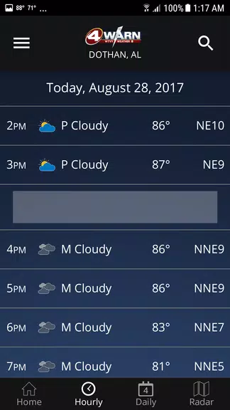 WTVY-TV 4Warn Weather 螢幕截圖 1