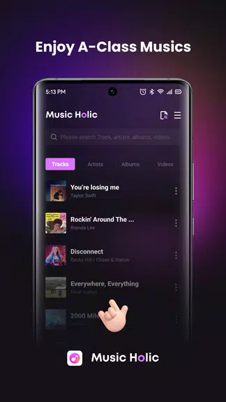 Music Holic-Offline Music Ảnh chụp màn hình 0