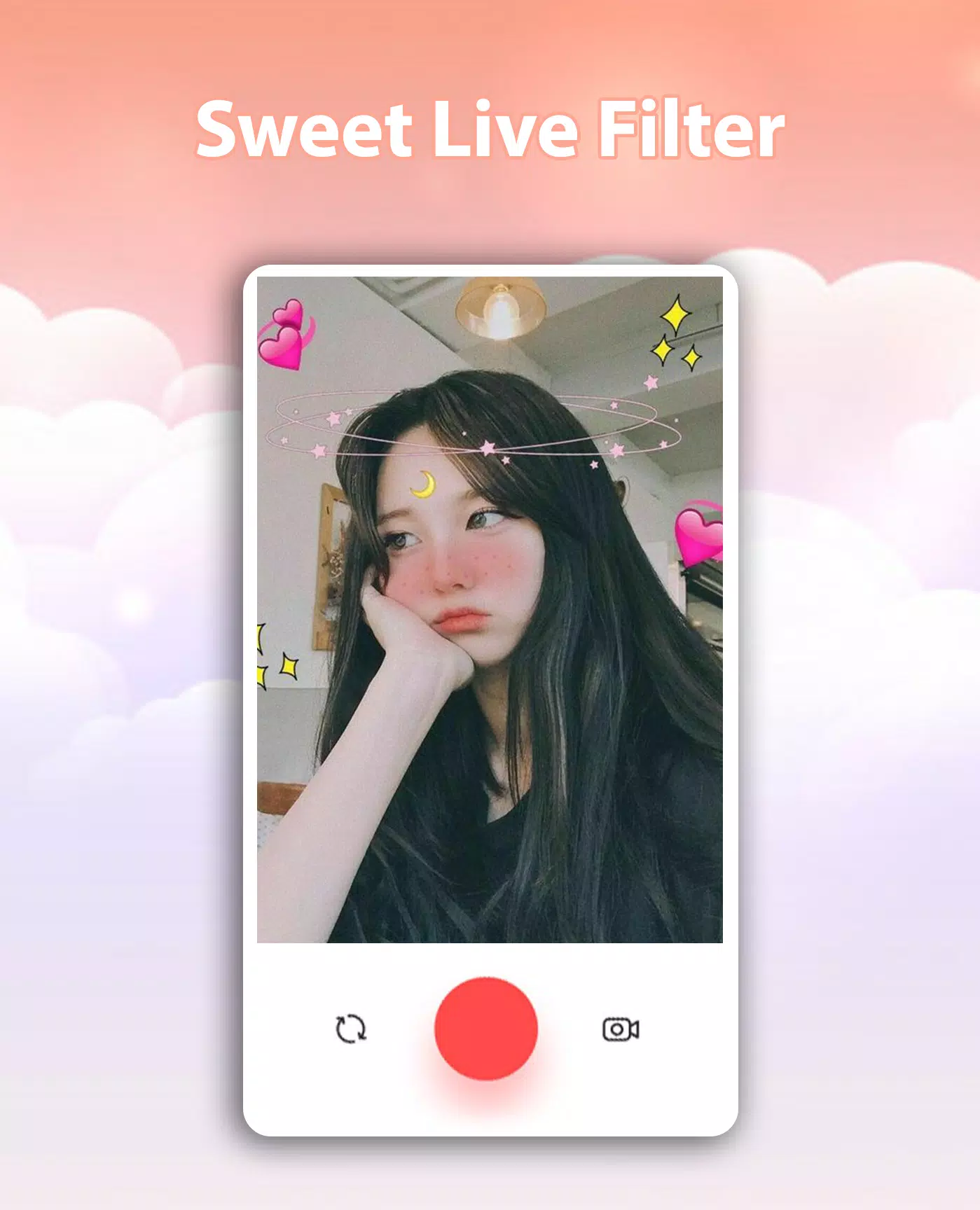 Sweet Live Filter Face Camera 螢幕截圖 1