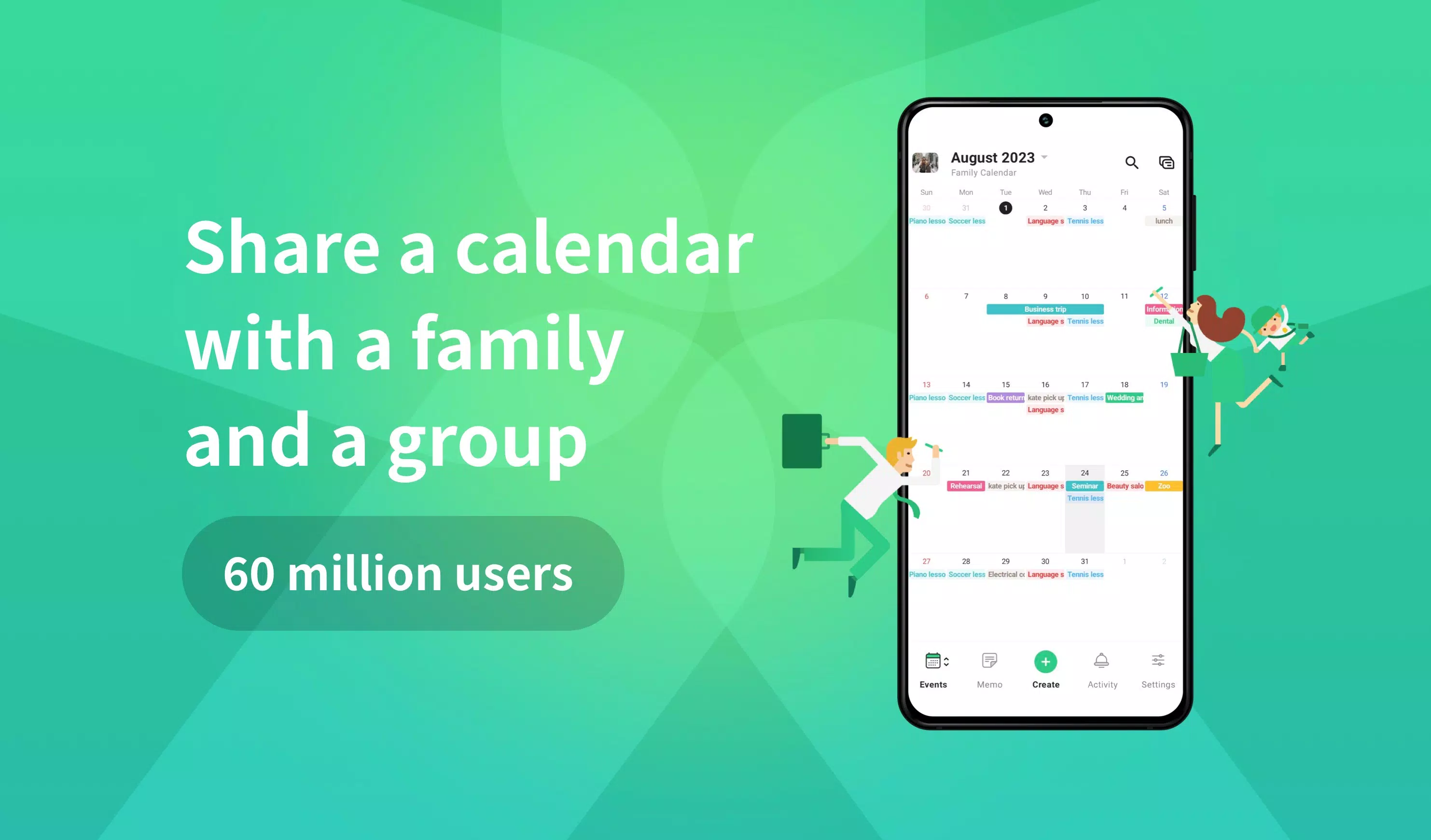 TimeTree - Shared Calendar Скриншот 0