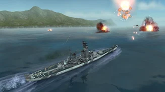 WARSHIP BATTLE:3D World War II ภาพหน้าจอ 0