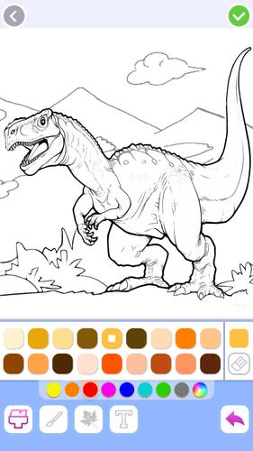 Dino Coloring ဖန်သားပြင်ဓာတ်ပုံ 1