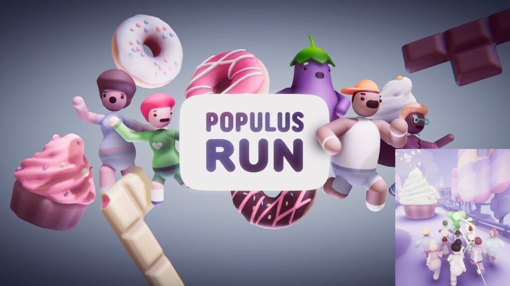 地铁冲浪者，但带有汉堡，纸杯蛋糕和甜甜圈？ Populus Run！