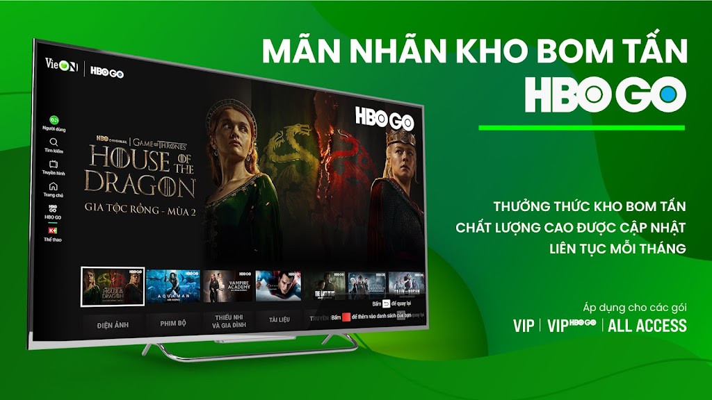 VieON for Android TV 螢幕截圖 3