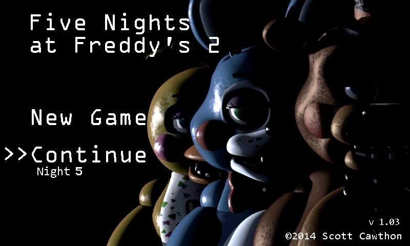 FNAF 2 : (Five Nights at Freddy) 螢幕截圖 2