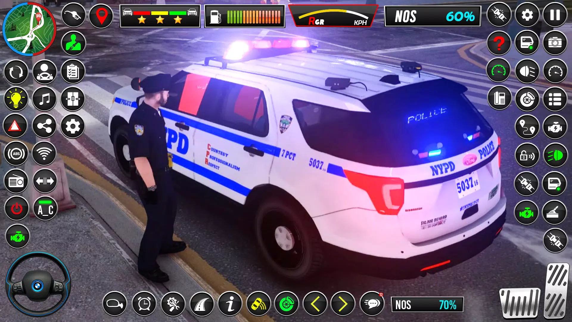 US Police Car Chase Car Game 螢幕截圖 1