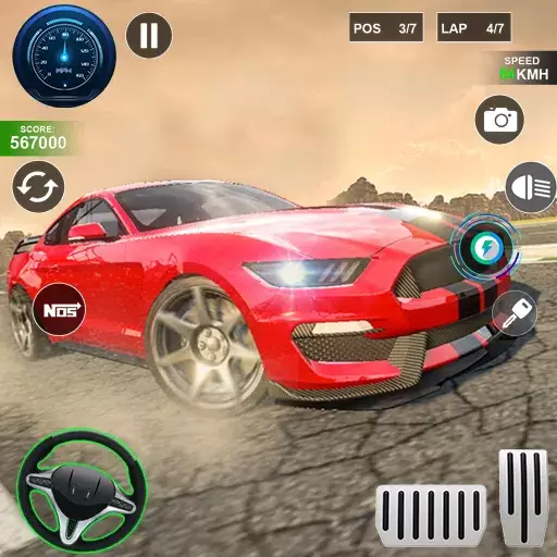 Sports Car Racing Games Tangkapan skrin 0