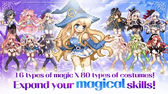 Magical Girl: Idle Pixel Hero 螢幕截圖 1