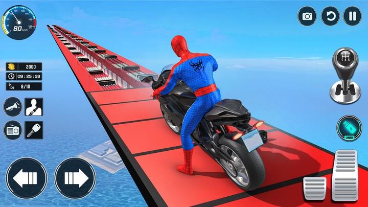 Superhero Bike Stunt Games GT 螢幕截圖 0