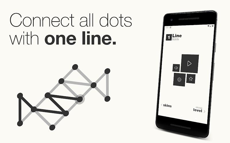 Schermata 1Line & dots. Puzzle game. 0