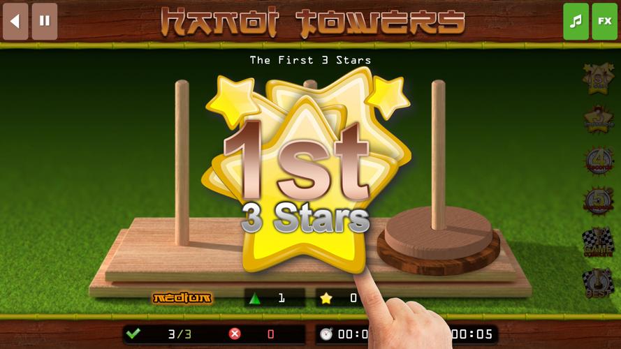 The Hanoi Towers Lite 螢幕截圖 1