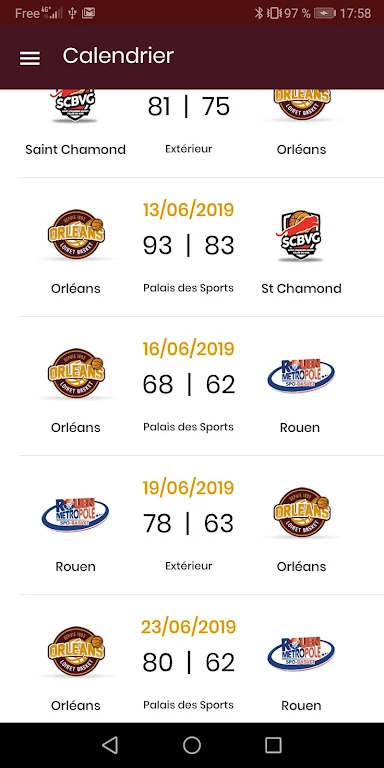 Orléans Loiret Basket - OLB Captura de pantalla 2