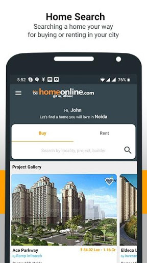 Homeonline - Property Search & Real Estate App Tangkapan skrin 1