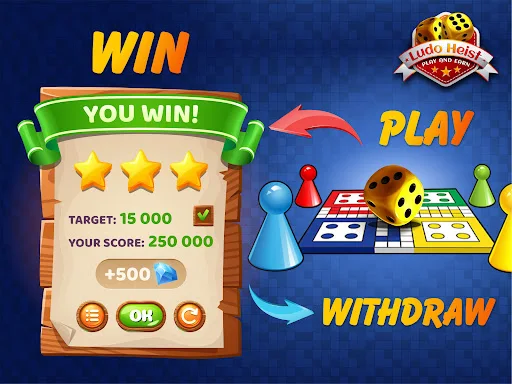 Ludo Heist - Lodo Dice Games Captura de pantalla 0