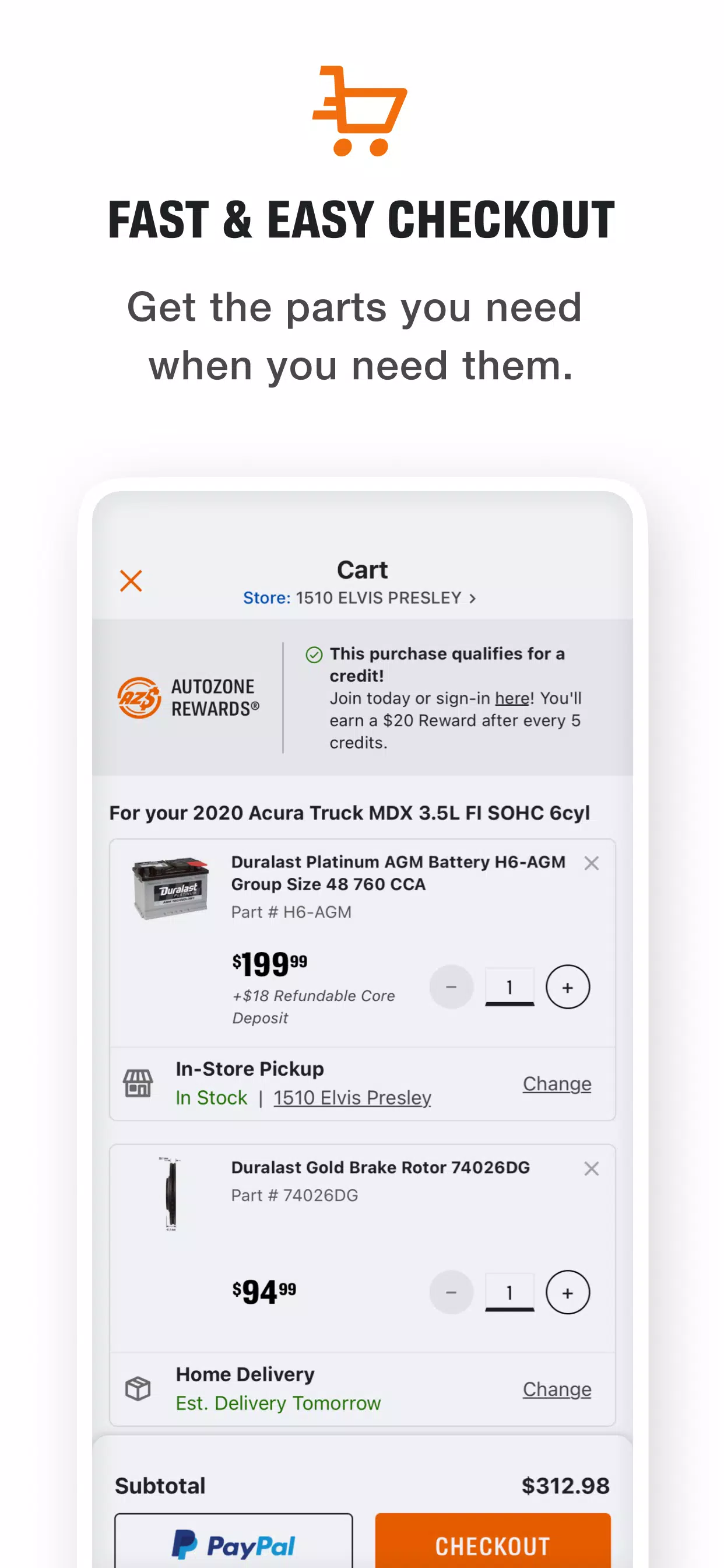 Schermata AutoZone 1
