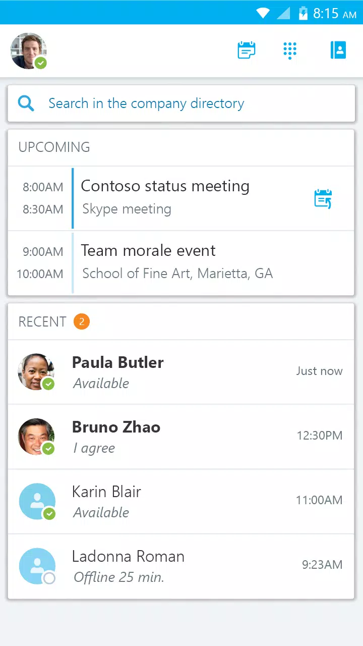 Skype for Business Screenshot 3