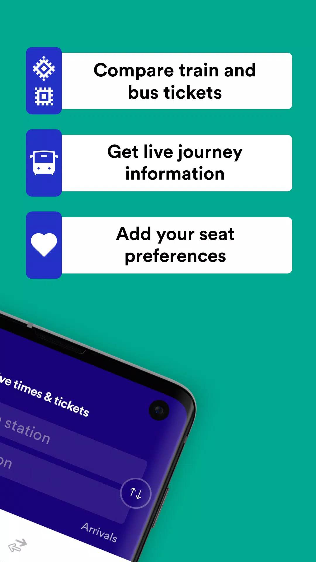 Trainline: Train travel Europe スクリーンショット 1