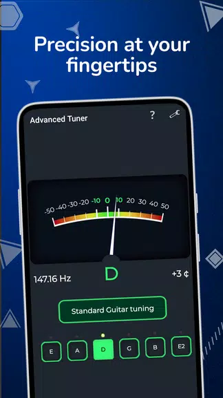 Advanced Tuner guitar violin ဖန်သားပြင်ဓာတ်ပုံ 0