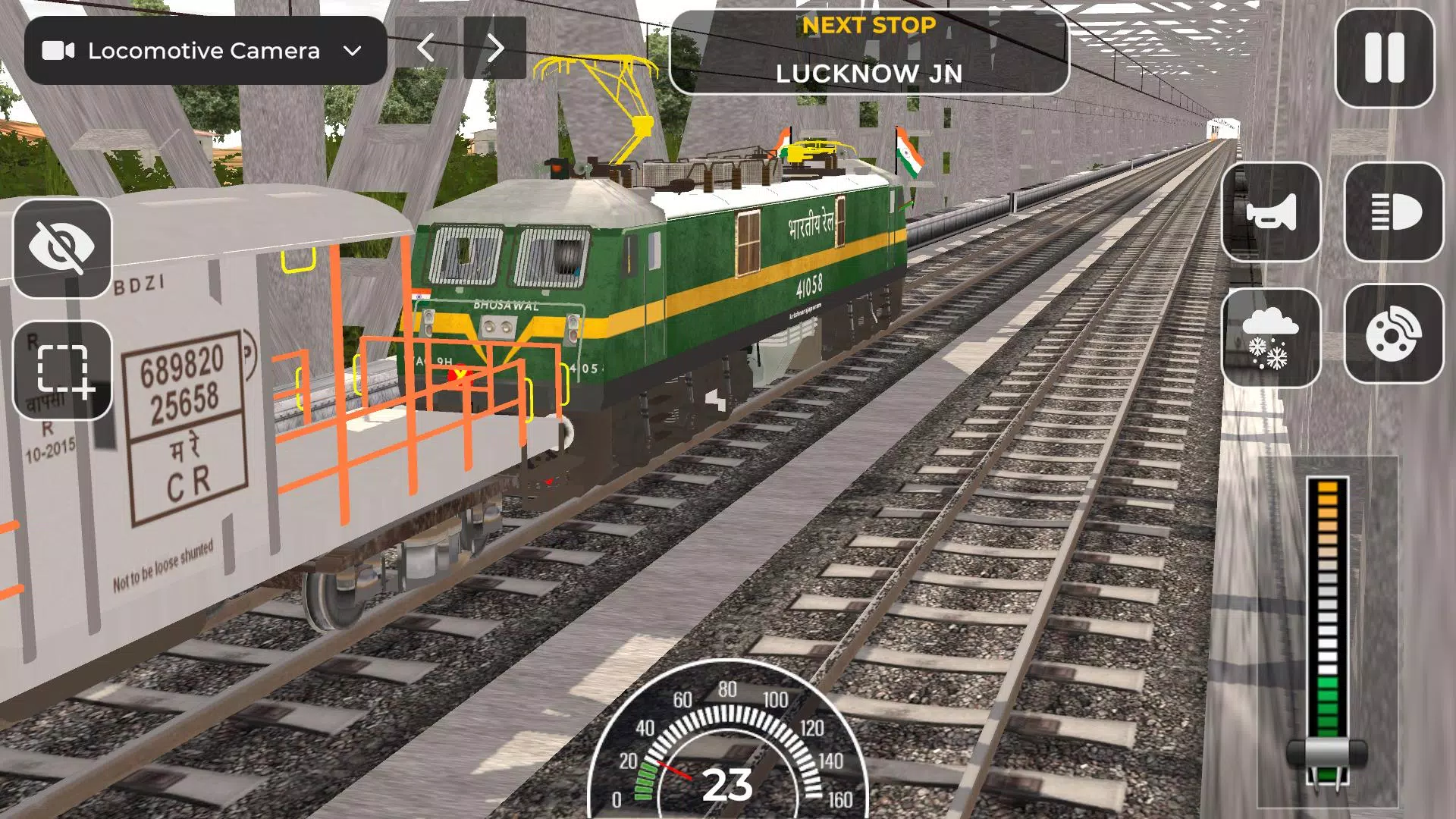 Indian Railway Train Simulator Schermafbeelding 0