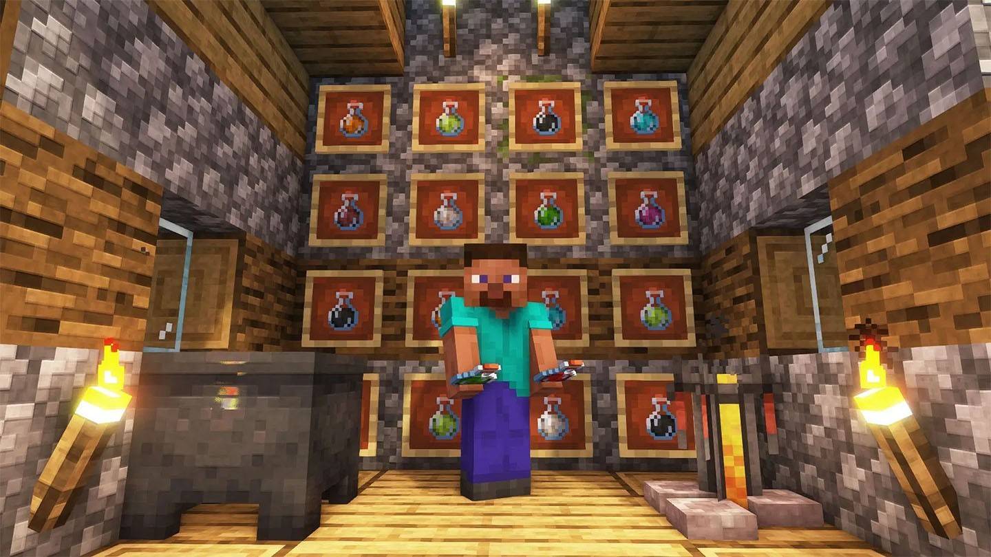 Minecraft中的酿造力量药水：逐步指南