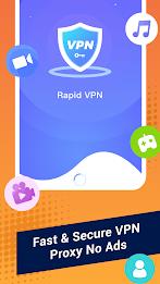 Rapid VPN: Secure VPN Proxy スクリーンショット 0