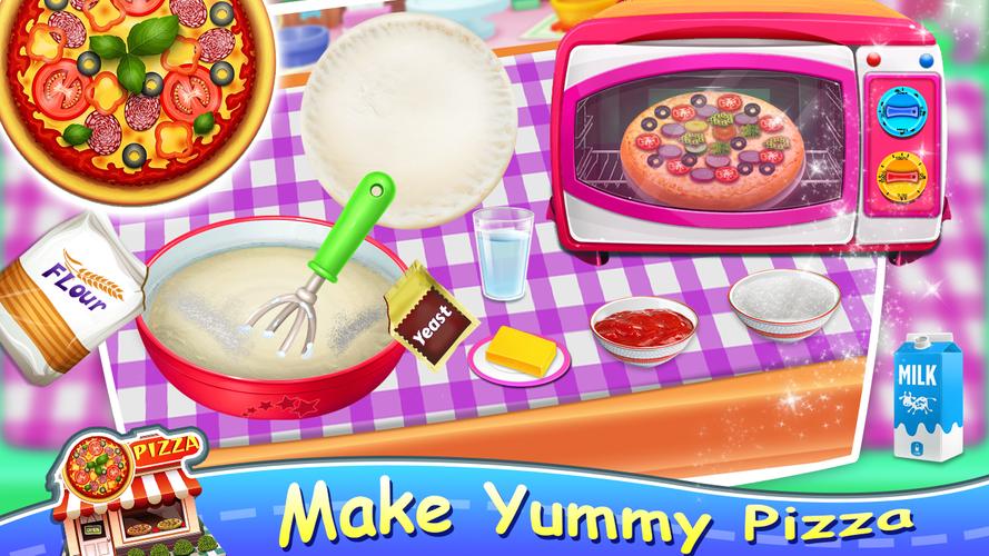 Pizza Burger - Cooking Games Ảnh chụp màn hình 0