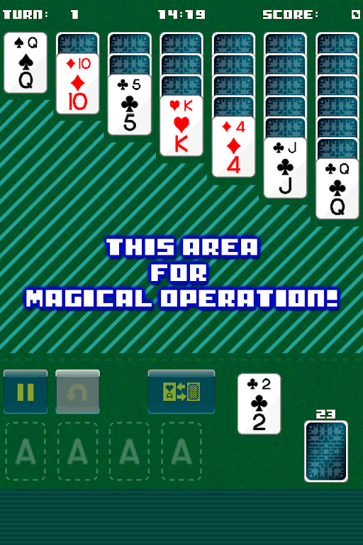 Wizard's Solitaire Klondike スクリーンショット 1