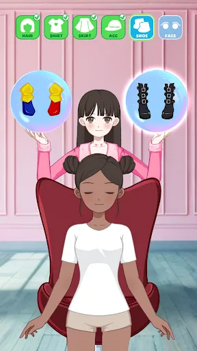 Schermata Left or right: Magic Dress up 2