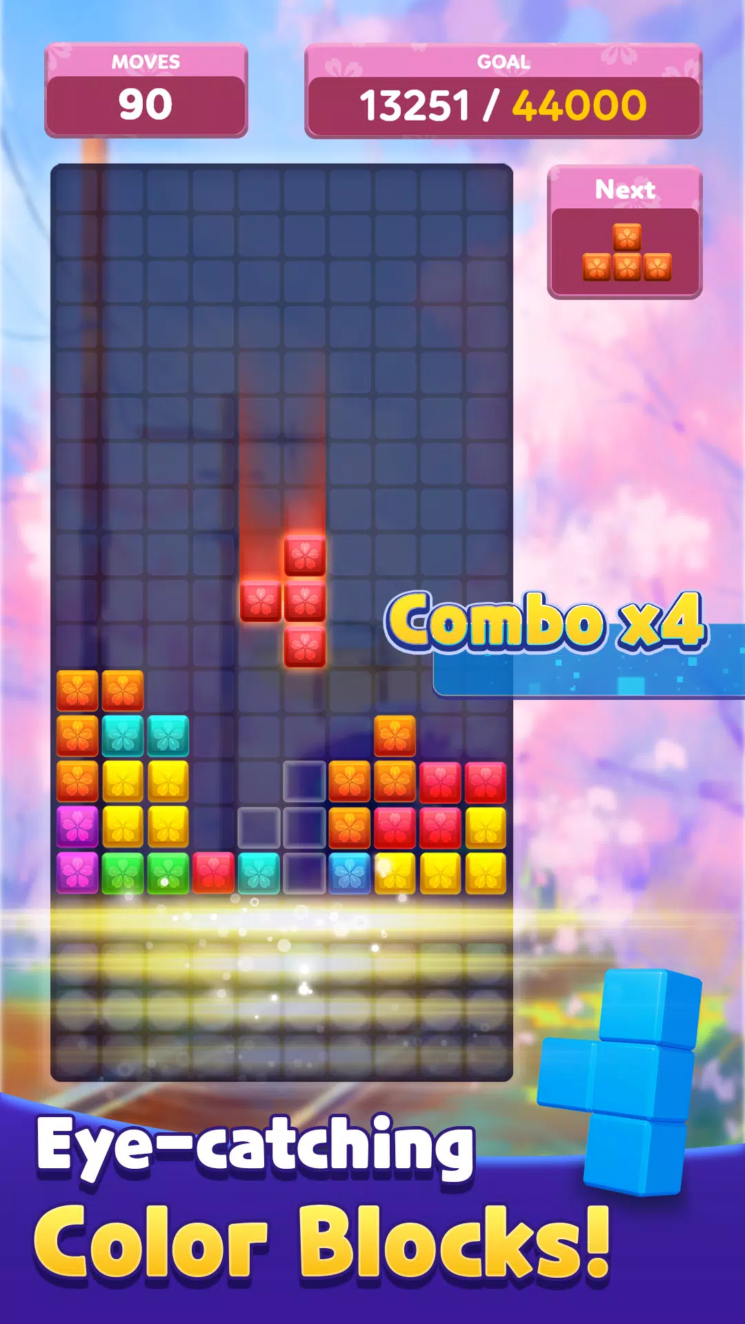 Classic Falling Brick 螢幕截圖 2