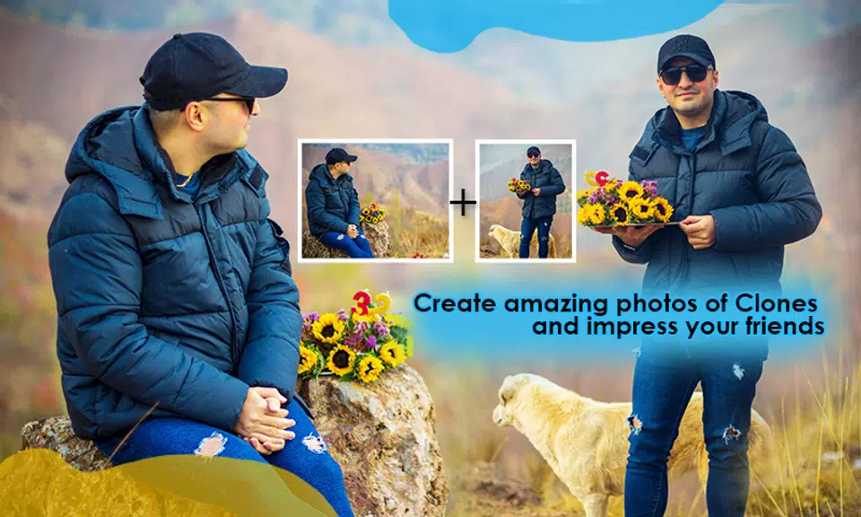 Photo Clone App twins Editor Captura de pantalla 3