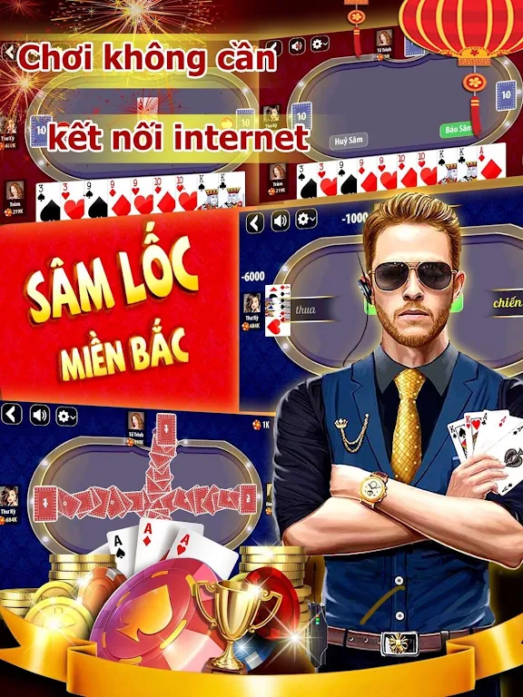 Bài sâm lốc offline - sam loc offline - xâm lốc 螢幕截圖 0