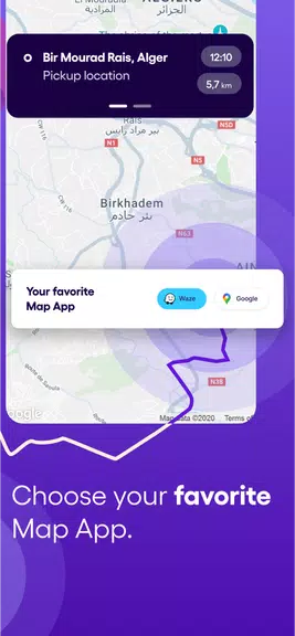 Yassir Driver : Partner app Ảnh chụp màn hình 1