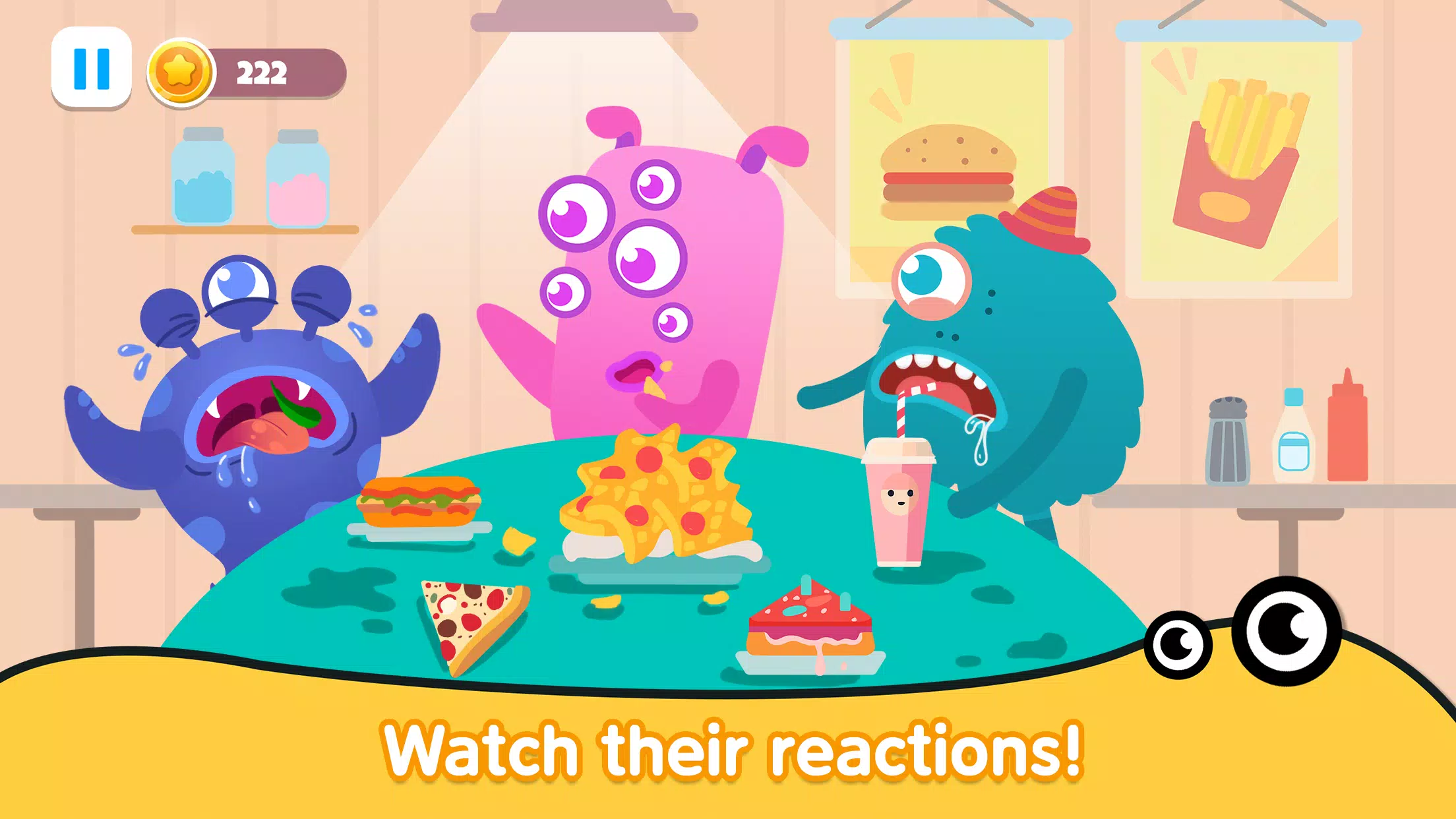 Kitchen monster games for kids Zrzut ekranu 2