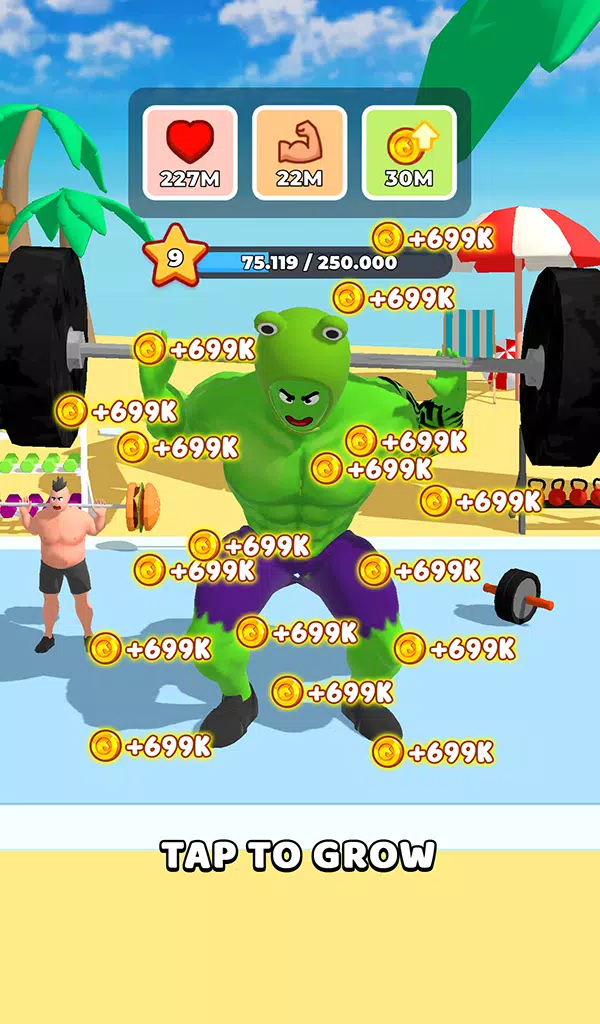 Gym Idle Clicker: Fitness Hero स्क्रीनशॉट 2