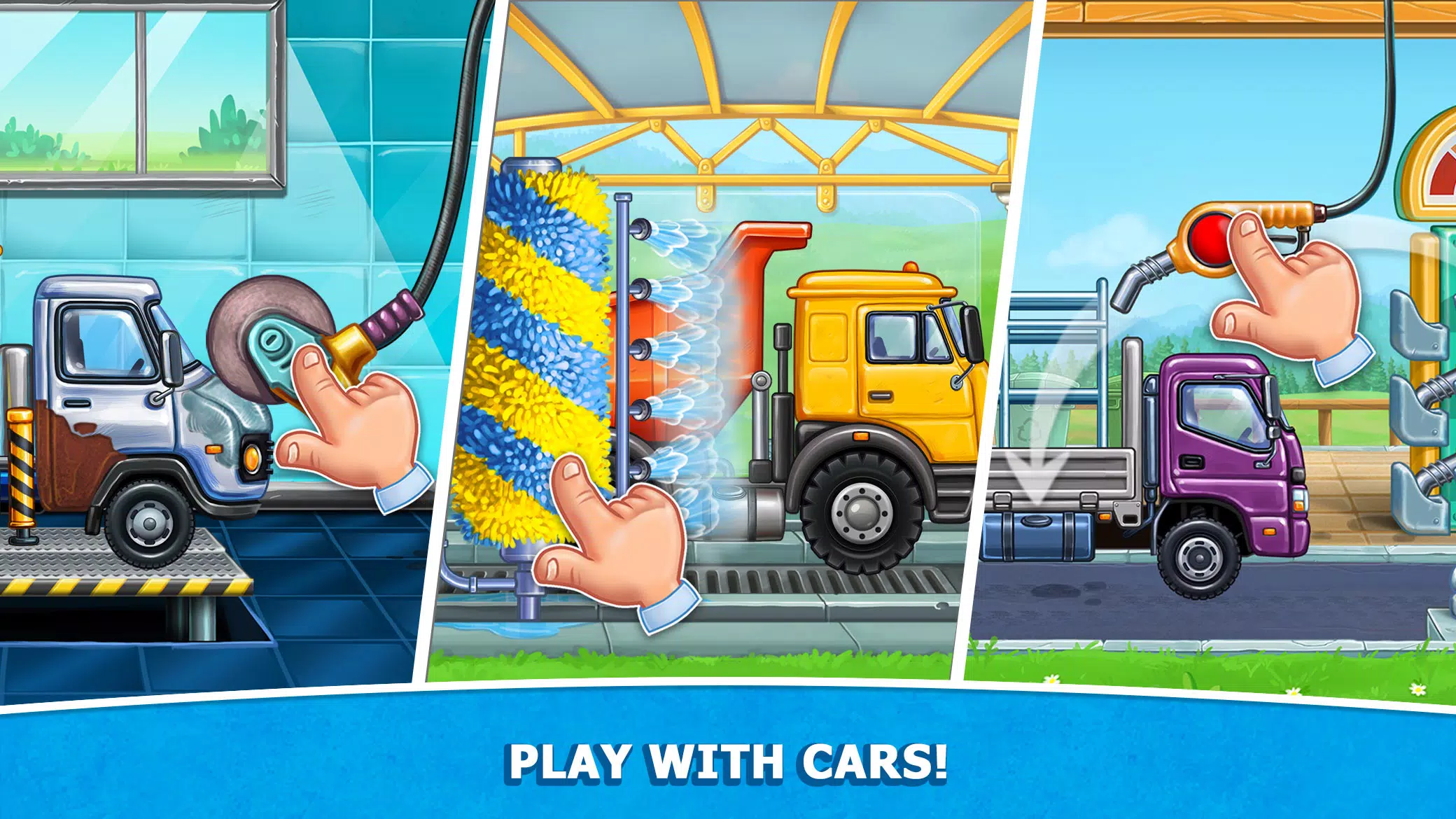 Kids Truck: City Builder Games Скриншот 2